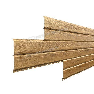 Сайдинг металлический L-брус Золотой дуб