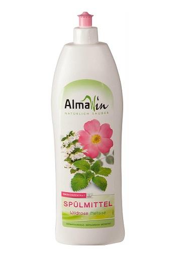Средство для мытья посуды Дикая Роза, AlmaWin экоконцентрат 1л