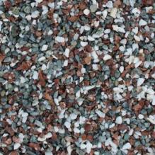Щебень крошка микс (белый-зеленый-розовый) фр. 5-10 мм
