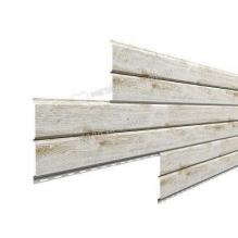 Сайдинг металлический L-брус Беленый дуб