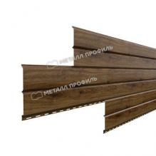 Сайдинг металлический L-брус Античный дуб